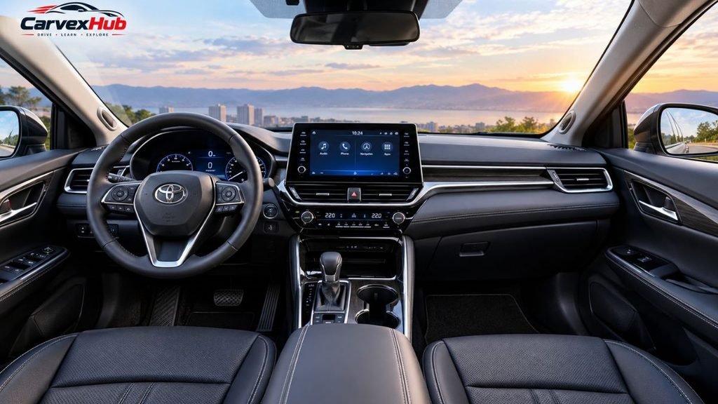 new car interior comfort and technology