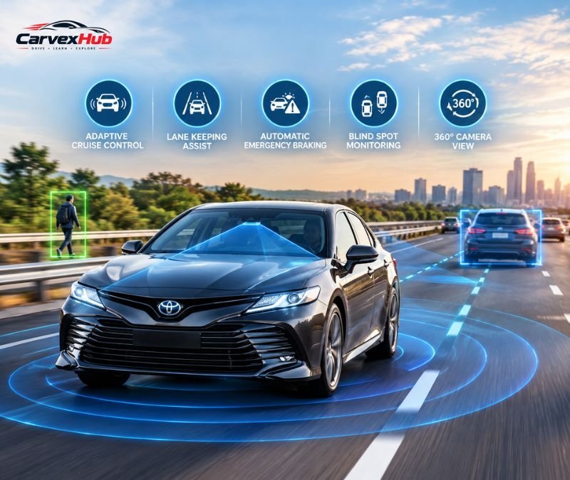 new car safety and driver assistance features